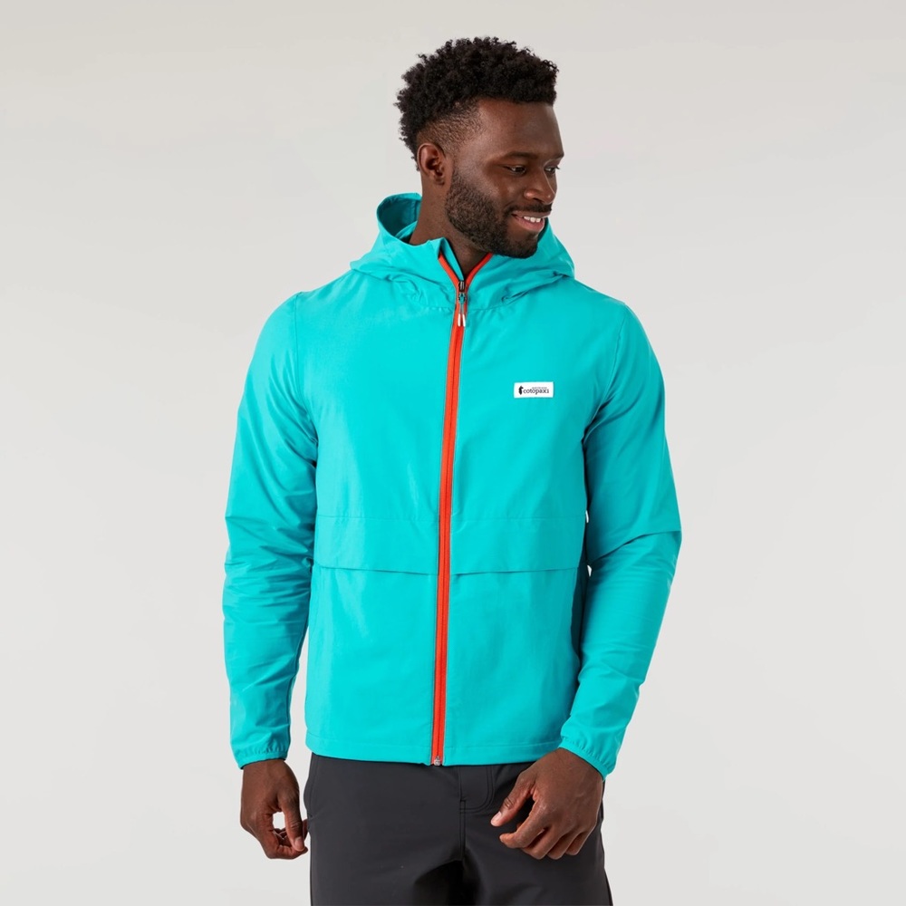 Cotopaxi Men’s Viento Travel Jacket Lagoon Green Small
